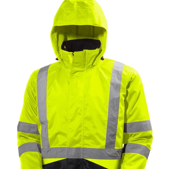 NWT Occunomix Value Black Bottom Bomber Jacket size 2x with removable liner - Picture 7 of 15